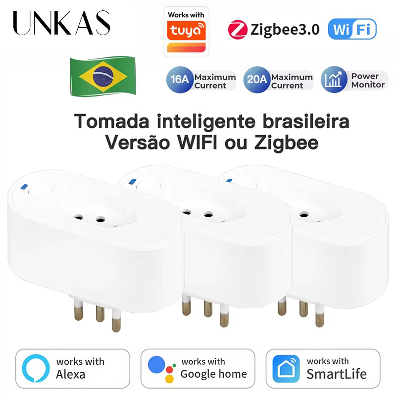 Home Cinema Alexa - UNKAS współpracuje z gniazdkami Tuya Brazylia