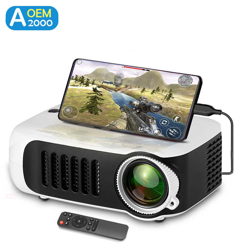 Home Cinema Laser Projector - A2000 Mini projektor Przenośny projektor LED