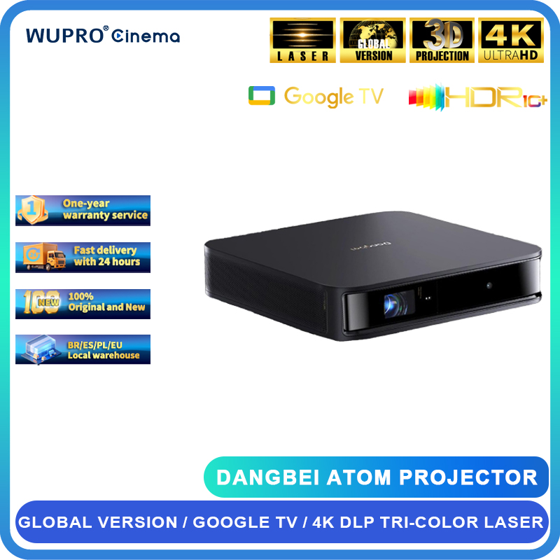 Home Cinema Laser Projector - Projektor laserowy Dangbei ATOM First Google