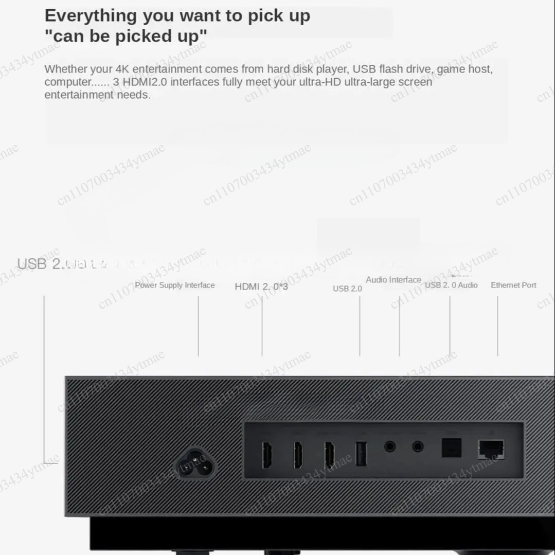 Home Cinema Laser Projector - Projektor laserowy 4K o jasności 2400