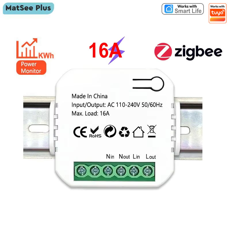 Home Cinema Alexa - Tuya Smart ZigBee Licznik energii elektrycznej