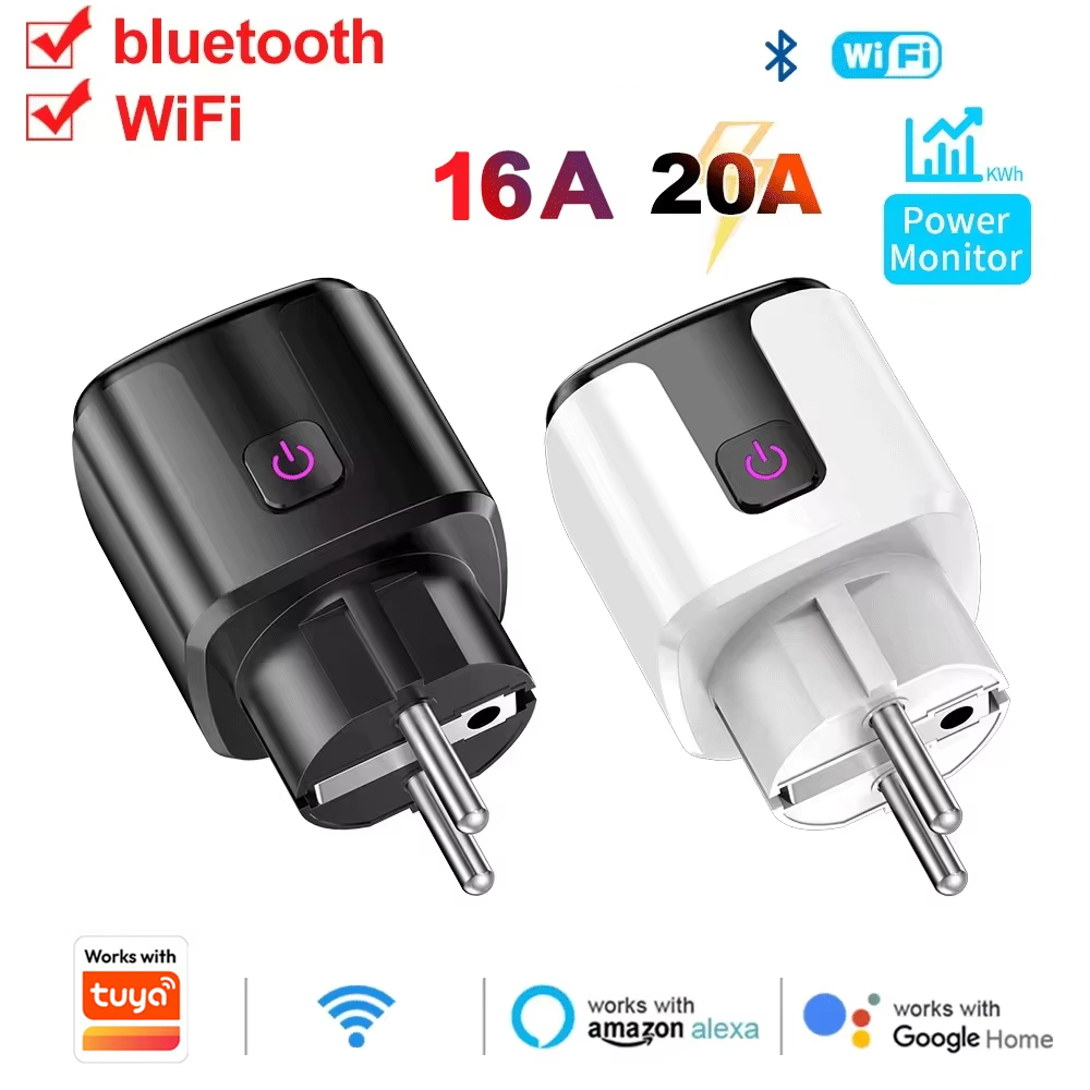 Home Cinema Alexa - Gniazdko WiFi 20A EU z monitorowaniem
