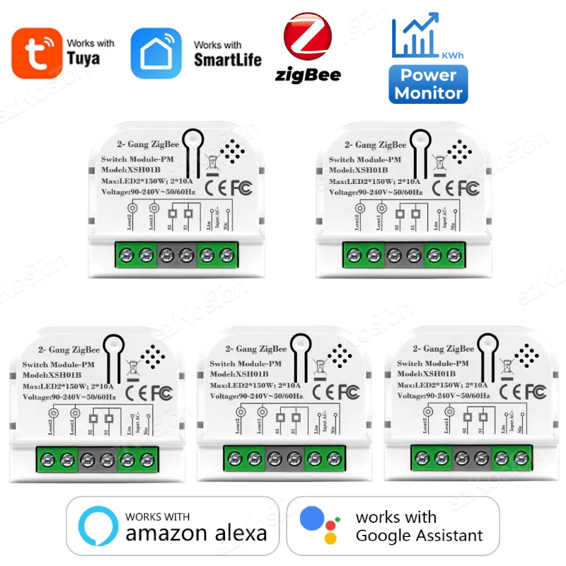Home Cinema Alexa - Tuya Zigbee3.0 Smart Switch 1/2 Gang