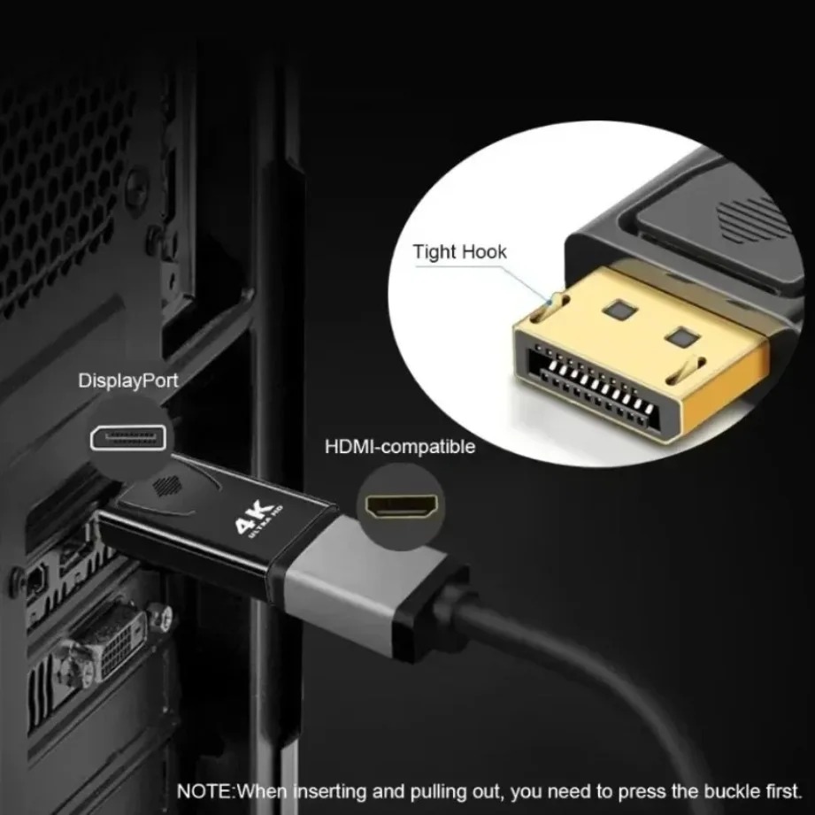 Adapter 4K/1080P DP DisplayPor – Home Cinema Projector 4K recenzja i cena