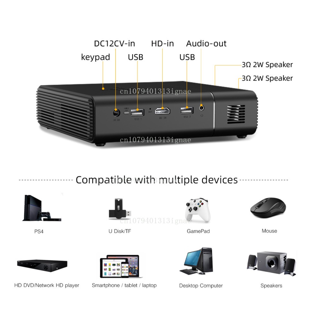 Projektor U30 Top Sale 3D 4K P – Home Cinema Projector 4K recenzja i cena