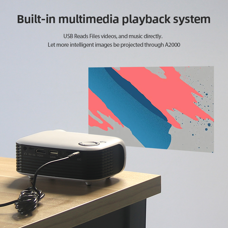 A2000 Mini projektor Przenośny – Home Cinema Laser Projector recenzja i cena