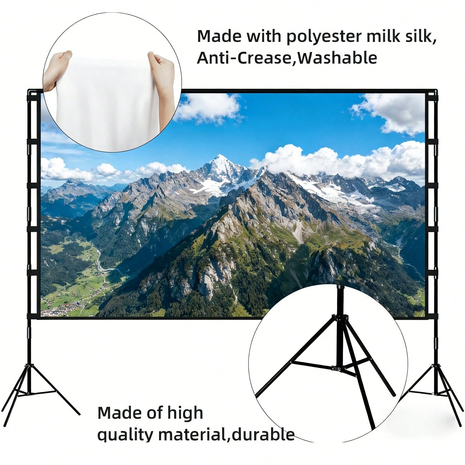 Ekran projekcyjny XBJ 100 cali – Home Cinema Projector 4K recenzja i cena