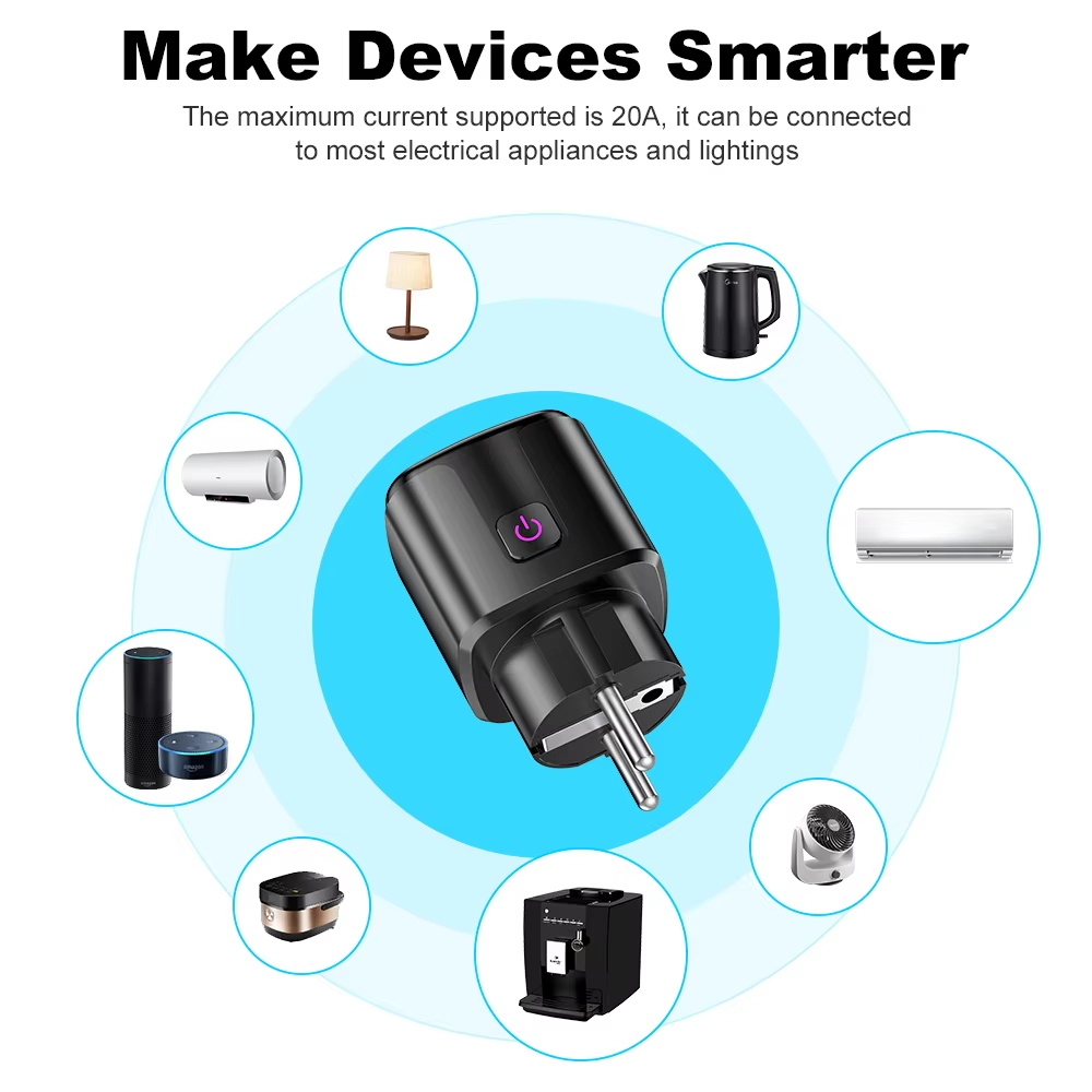 Gniazdko WiFi 20A EU z monitor – Home Cinema Alexa recenzja i cena