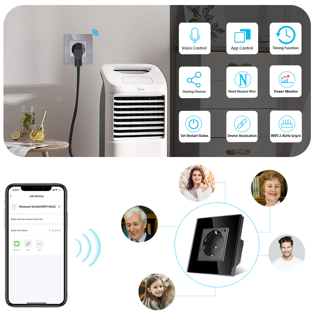 TAWOIA Wifi Gniazdo ścienne St – Home Cinema Alexa recenzja i cena