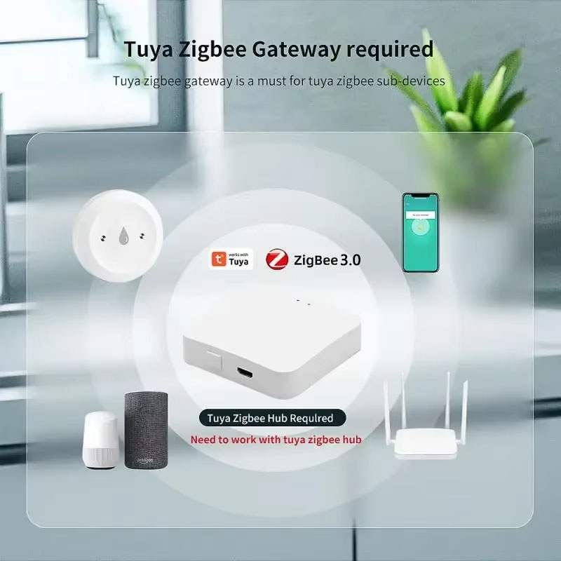 Czujnik wycieku wody Tuya ZigB – Home Cinema Alexa recenzja i cena