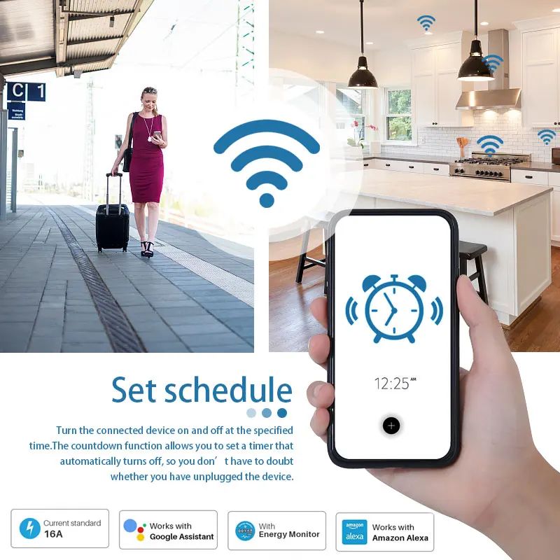 Inteligentne gniazdko WiFi 20A – Home Cinema Alexa recenzja i cena
